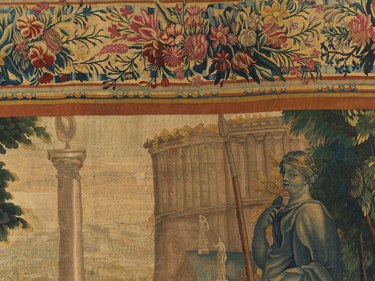 Tancred Frees Herminia, from The Story of Tancred and Clorinda, Michel Corneille the Elder (French, Orléans 1602–1664 Paris), Wool and silk, 8 warps per cm., French, Paris