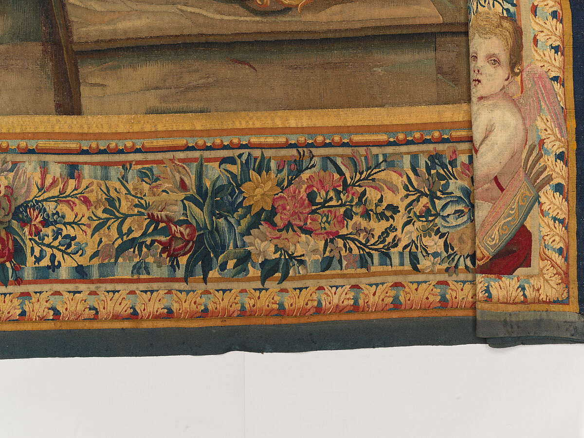 Tancred Frees Herminia, from The Story of Tancred and Clorinda, Michel Corneille the Elder (French, Orléans 1602–1664 Paris), Wool and silk, 8 warps per cm., French, Paris