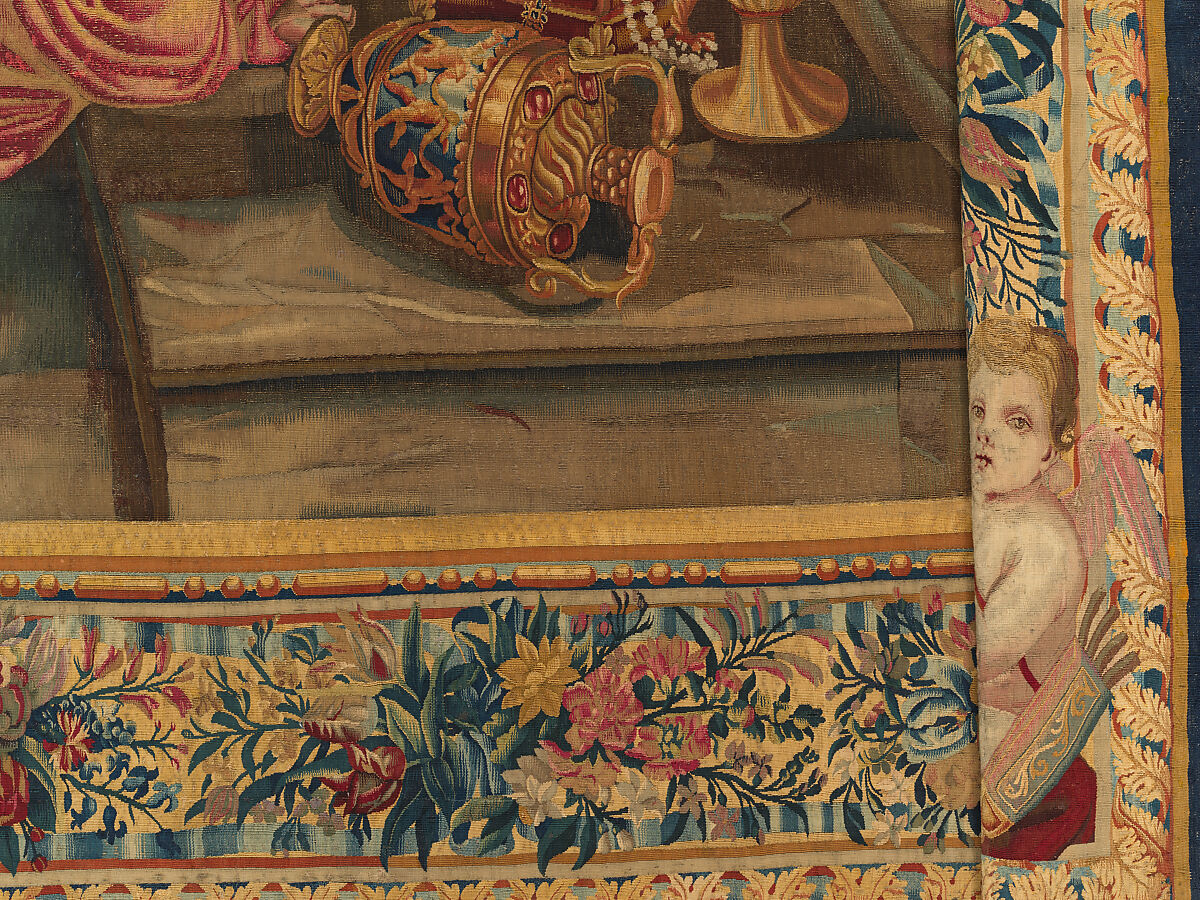 Tancred Frees Herminia, from The Story of Tancred and Clorinda, Michel Corneille the Elder (French, Orléans 1602–1664 Paris), Wool and silk, 8 warps per cm., French, Paris