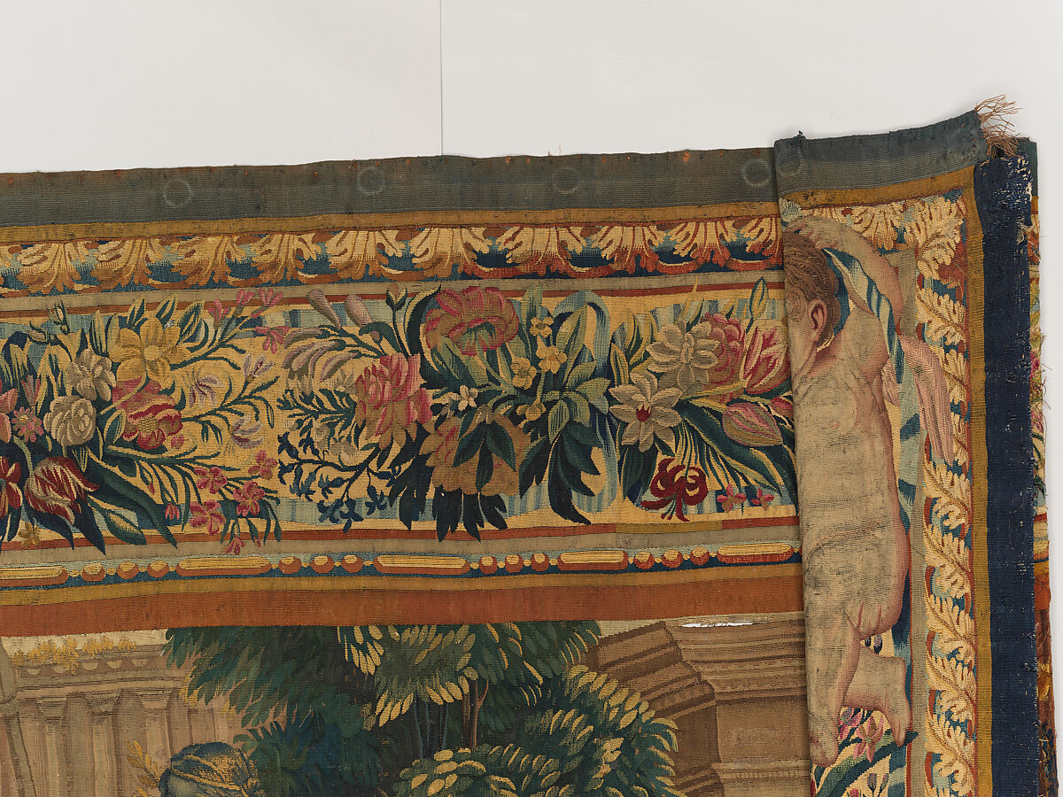 Tancred Frees Herminia, from The Story of Tancred and Clorinda, Michel Corneille the Elder (French, Orléans 1602–1664 Paris), Wool and silk, 8 warps per cm., French, Paris