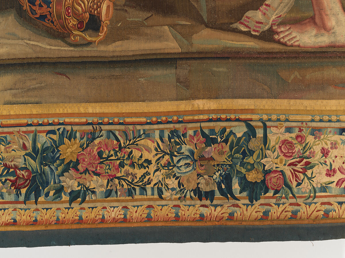 Tancred Frees Herminia, from The Story of Tancred and Clorinda, Michel Corneille the Elder (French, Orléans 1602–1664 Paris), Wool and silk, 8 warps per cm., French, Paris