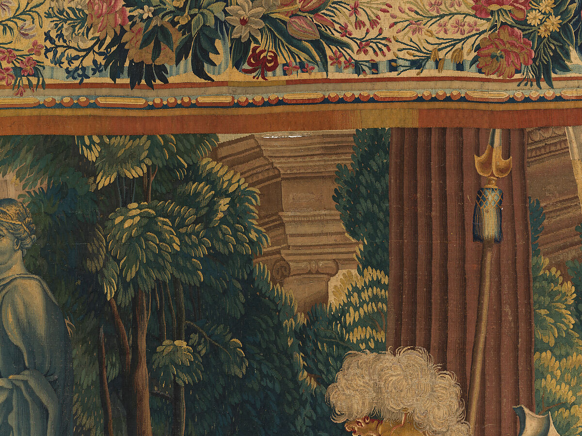 Tancred Frees Herminia, from The Story of Tancred and Clorinda, Michel Corneille the Elder (French, Orléans 1602–1664 Paris), Wool and silk, 8 warps per cm., French, Paris