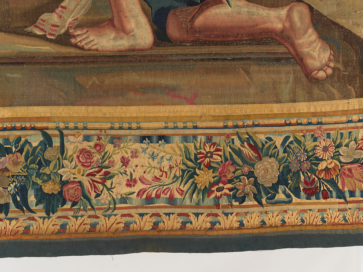 Tancred Frees Herminia, from The Story of Tancred and Clorinda, Michel Corneille the Elder (French, Orléans 1602–1664 Paris), Wool and silk, 8 warps per cm., French, Paris