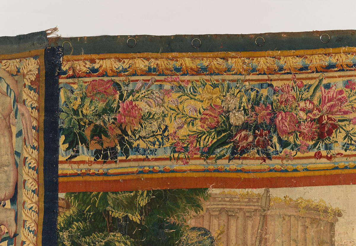Tancred Frees Herminia, from The Story of Tancred and Clorinda, Michel Corneille the Elder (French, Orléans 1602–1664 Paris), Wool and silk, 8 warps per cm., French, Paris