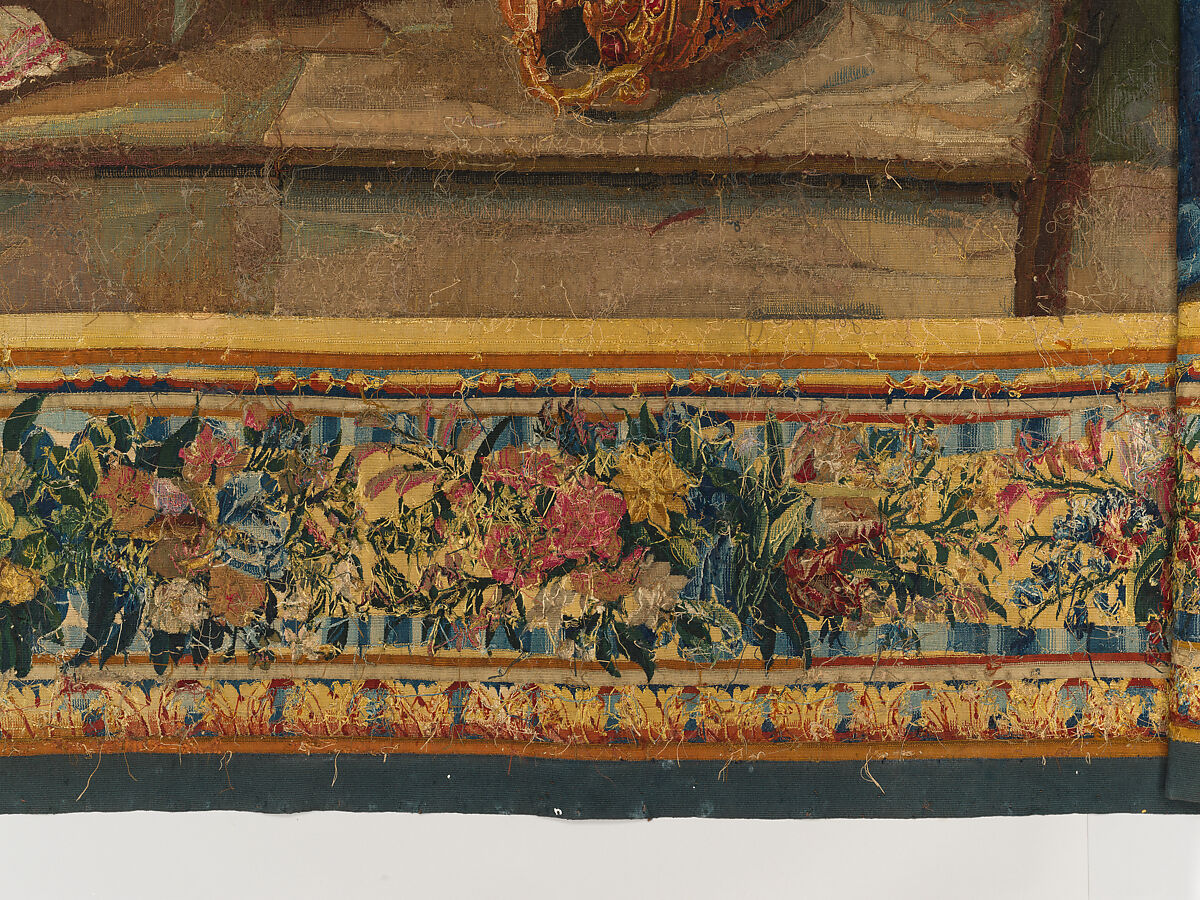 Tancred Frees Herminia, from The Story of Tancred and Clorinda, Michel Corneille the Elder (French, Orléans 1602–1664 Paris), Wool and silk, 8 warps per cm., French, Paris