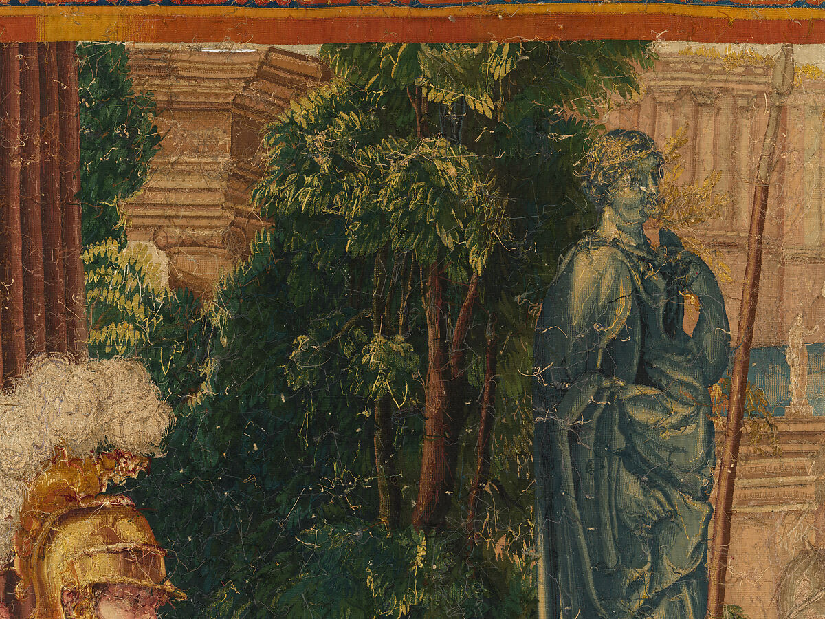 Tancred Frees Herminia, from The Story of Tancred and Clorinda, Michel Corneille the Elder (French, Orléans 1602–1664 Paris), Wool and silk, 8 warps per cm., French, Paris