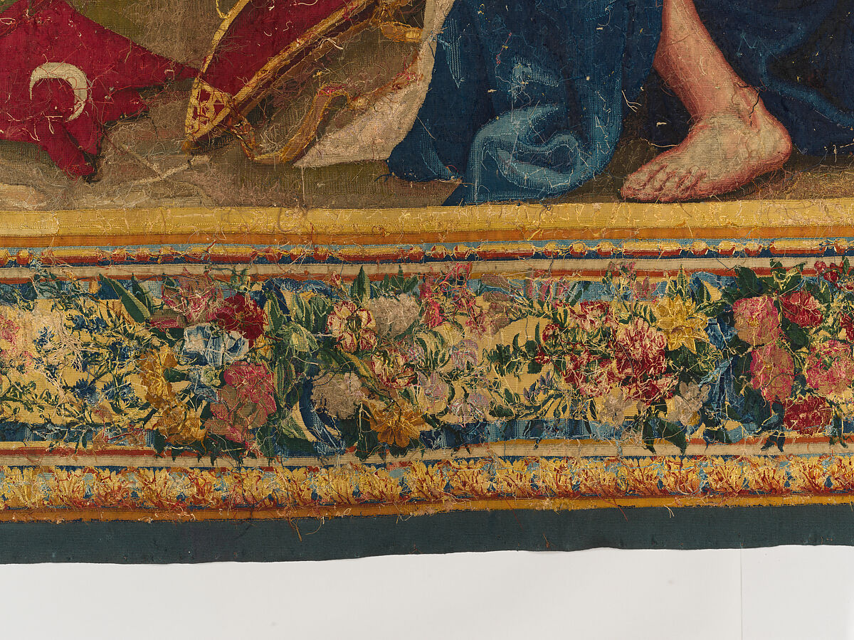 Tancred Frees Herminia, from The Story of Tancred and Clorinda, Michel Corneille the Elder (French, Orléans 1602–1664 Paris), Wool and silk, 8 warps per cm., French, Paris