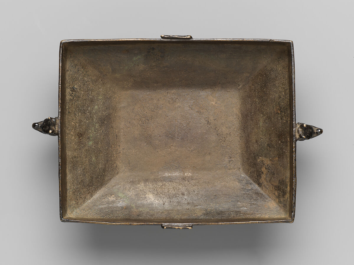 Ritual grain container (fu), Copper alloy, China