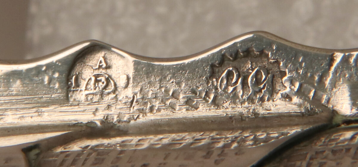 Fish-form spice container (Besamim), Silver, foil-backed glass, Austrian, Vienna