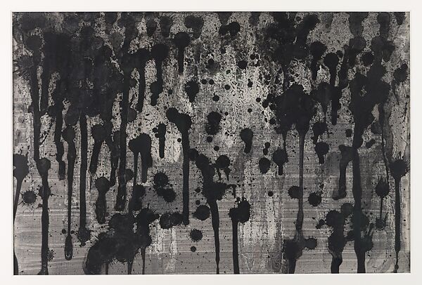 The Parade, Si Lewen (American, Lublin, Poland 1918–2016), Manufactured charcoal, pencil, crayon, ink, scratching, and hand applied gesso on paperboard