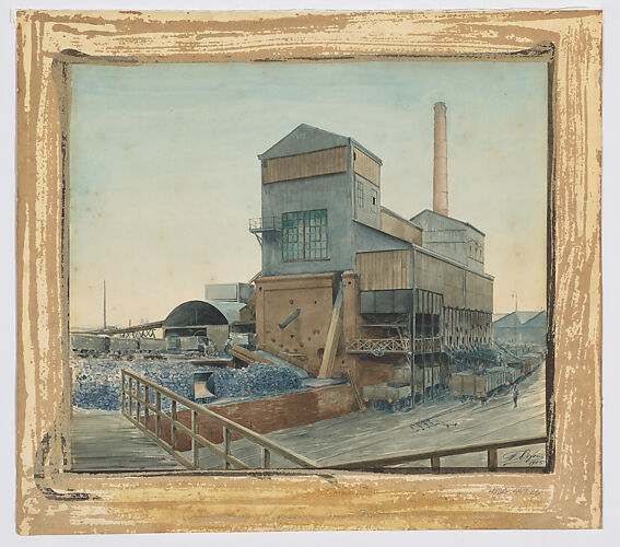 Perspective View from a series of Mines and Factories