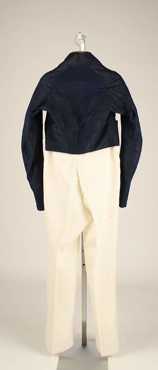 Suit, silk, linen, American