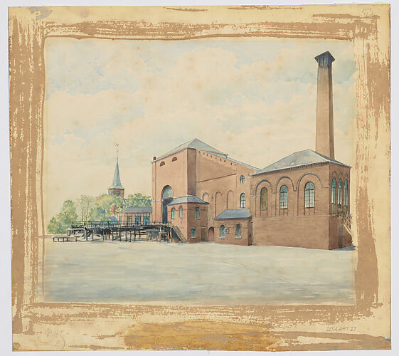 Perspective View from a series of Mines and Factories