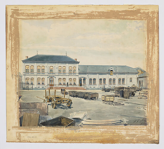 Perspective View from a series of Mines and Factories