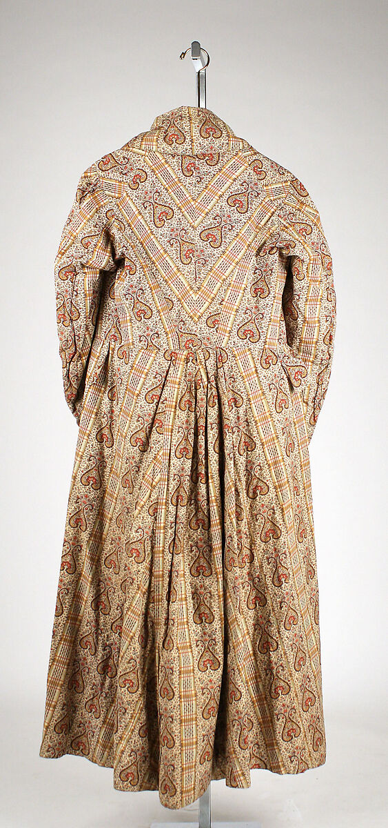 Dressing gown, cotton, British