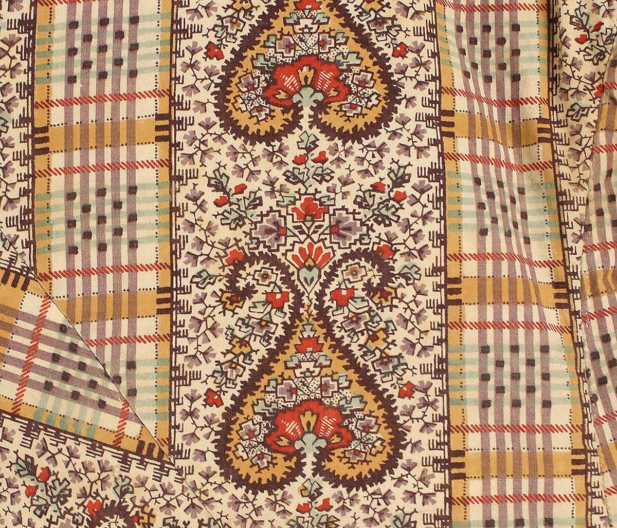 Dressing gown, cotton, British