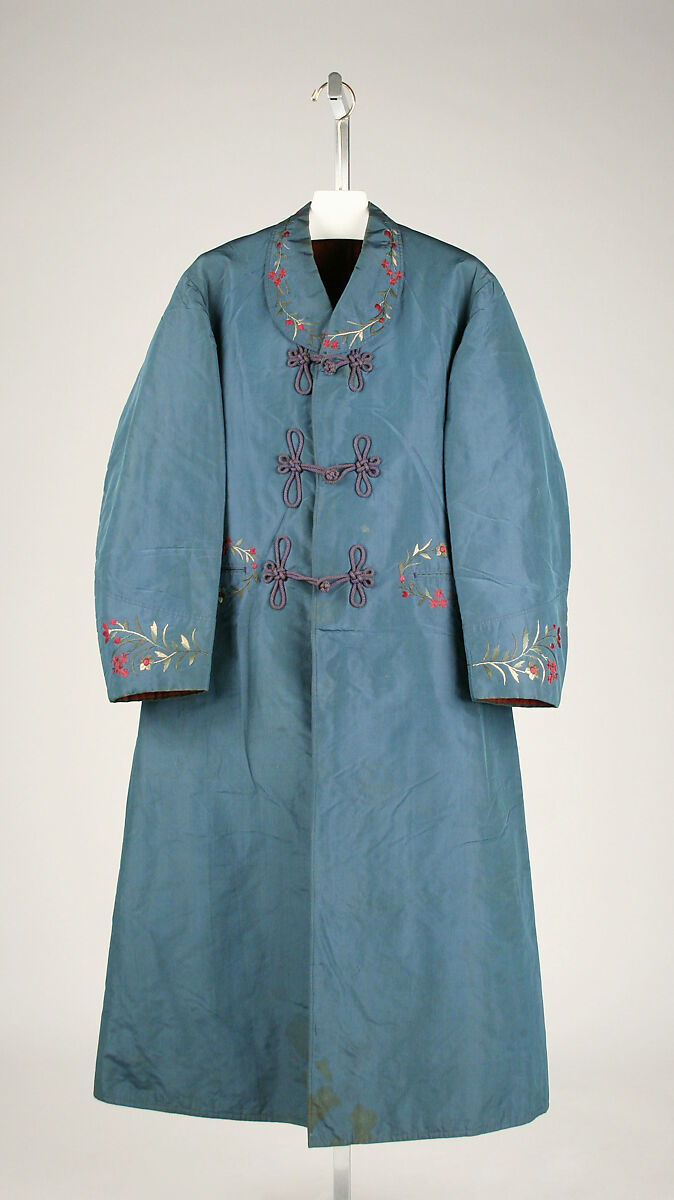 Dressing gown, silk, American 