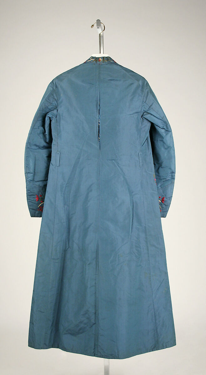 Dressing gown, silk, American