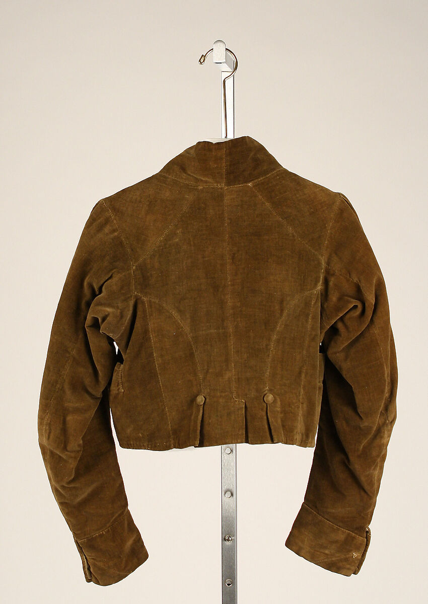 Coat, silk, American or European