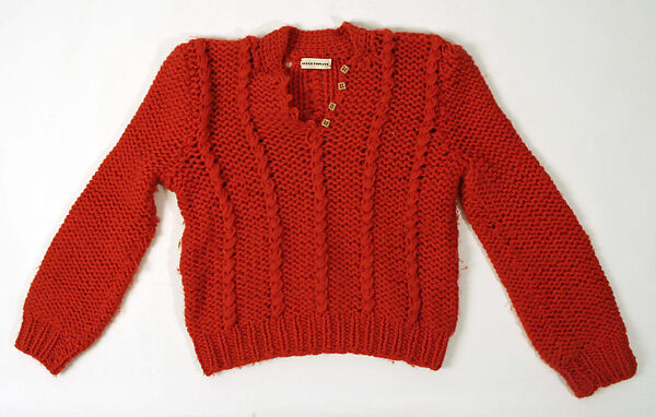 Pullover sweater, wool, American 