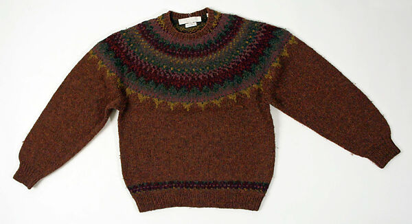 Sweater, Perry Ellis Sportswear Inc. (American, founded 1978), wool, American 