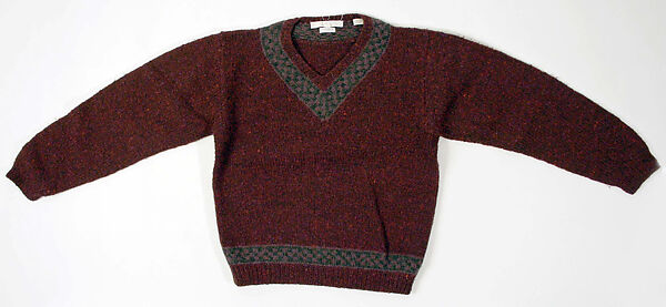 Sweater, Perry Ellis Sportswear Inc. (American, founded 1978), wool, American 