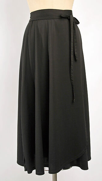Wrap skirt, Bonnie August (American, 1947–2003), polyester, American 
