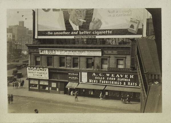 [New York Album: Storefronts and Pedestrians], Berenice Abbott (American, Springfield, Ohio 1898–1991 Monson, Maine), Gelatin silver print 