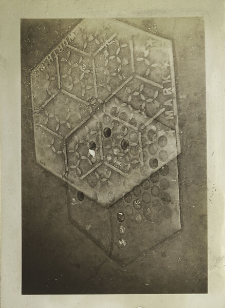 [New York Album: Manhole Covers, Double Exposure], Berenice Abbott (American, Springfield, Ohio 1898–1991 Monson, Maine), Gelatin silver print 