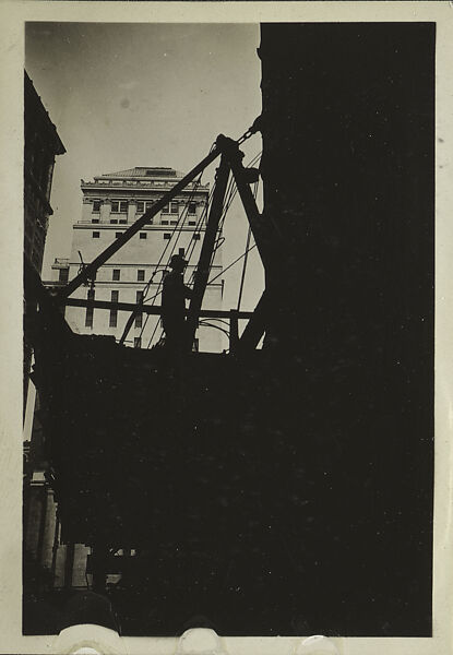 [New York Album: Buildings and Shadow], Berenice Abbott (American, Springfield, Ohio 1898–1991 Monson, Maine), Gelatin silver print 