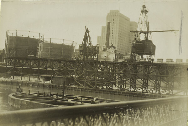 [New York Album: Construction, Astoria, Queens], Berenice Abbott (American, Springfield, Ohio 1898–1991 Monson, Maine), Gelatin silver print 
