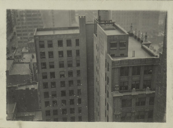[New York Album: Apartment Building from High], Berenice Abbott (American, Springfield, Ohio 1898–1991 Monson, Maine), Gelatin silver print 