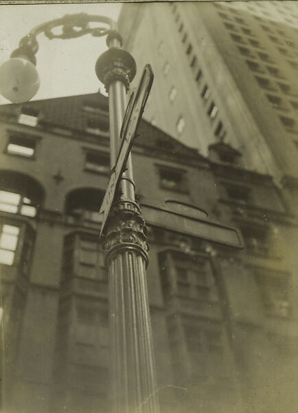 [New York Album: New Street and Wall Street], Berenice Abbott (American, Springfield, Ohio 1898–1991 Monson, Maine), Gelatin silver print 