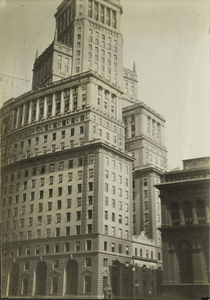 [New York Album: Building from Across the Street], Berenice Abbott (American, Springfield, Ohio 1898–1991 Monson, Maine), Gelatin silver print 