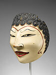 Pamindo, Wood, pigments and golf leaf., Indonesia, Cirebon, Java