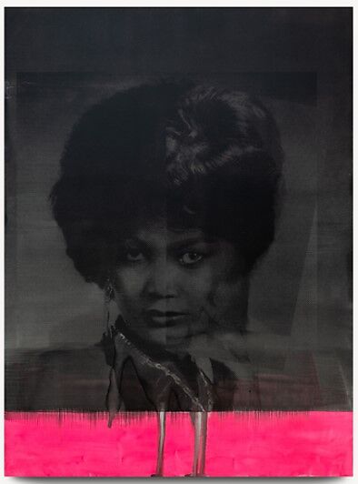 Ink Drawn, Lorna Simpson  American, Ink and screenprint on gessoed fiberglass