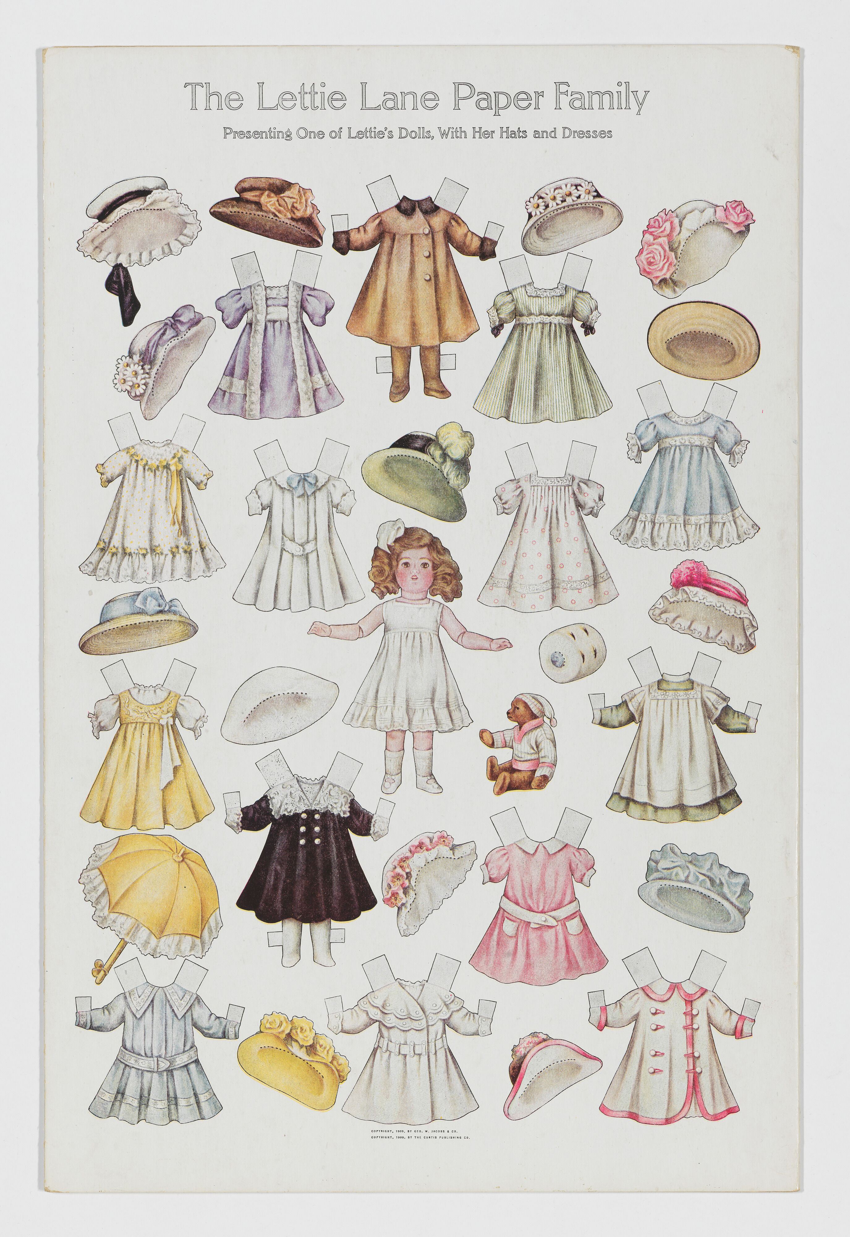 Sheila Young - The Lettie Lane Paper Family: Presenting One of Lettie's  Dolls, With Her Hats and Dresses