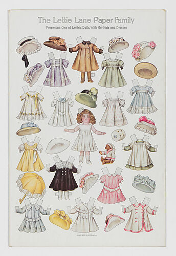 The Lettie Lane Paper Family: Presenting One of Lettie's Dolls, With Her Hats and Dresses
