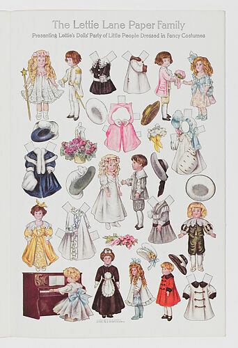 The Lettie Lane Paper Family: Presenting Lettie's Dolls' Party of Little People Dressed in Fancy Costumes
