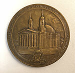 Jubilee of Cardinal Gibbons' Priesthood, Joseph Maxwell Miller (American, Baltimore, Maryland 1877–1933), Bronze, struck