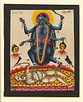 Tara Thakoorani (The Goddess Tara), Gouache and ink on paper, India, West Bengal