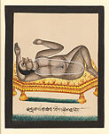 Rakshasa Biparit, Gouache and ink on paper, India, West Bengal