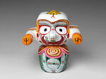 Jagannatha and Balabhadra, Painted wood, Eastern India, Puri, Odisha