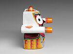 Jagannatha and Balabhadra, Painted wood, Eastern India, Puri, Odisha
