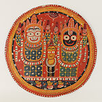 Circular Jagannatha painting