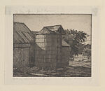Holiday Card, Luigi Lucioni  American, Etching