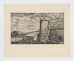 Moving Shadows, Luigi Lucioni  American, Etching