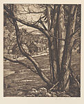 Tree Rhythm, Luigi Lucioni  American, Etching