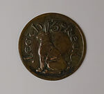 Designs for Irish Free State Coinage, Paul Manship  American, Bronze, olive green patina