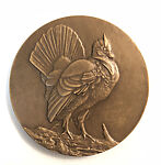 Hunter and Dog and Ruffed Grouse, Laura Gardin Fraser (American, 1889–1966), Bronze